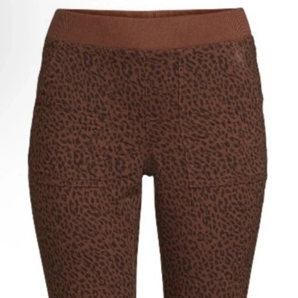 No Boundaries- Brown Leopard Print Leggings (M) NWT - Picture 4 of 9